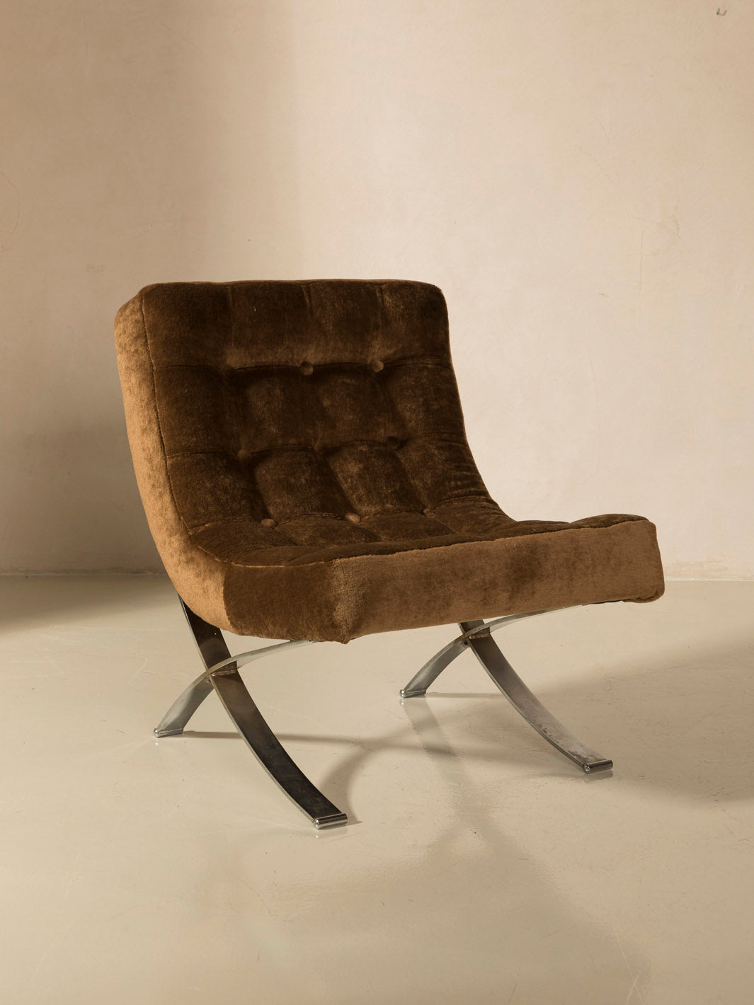Pair of Cromo Italia armchairs from the 70s, Italy