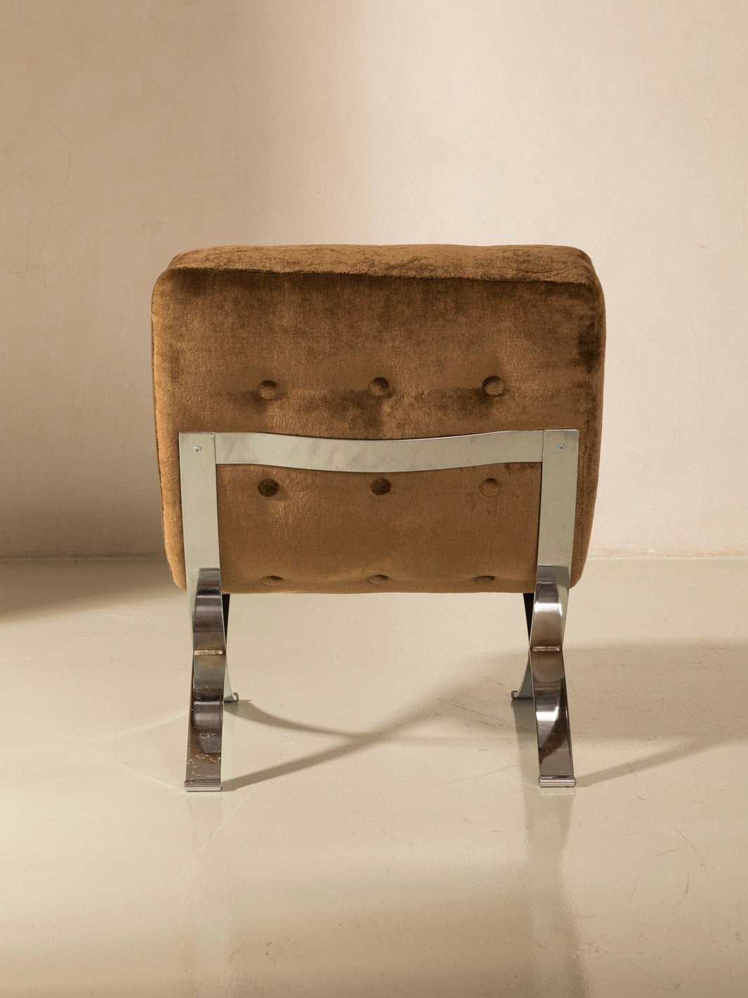 Pair of Cromo Italia armchairs from the 70s, Italy