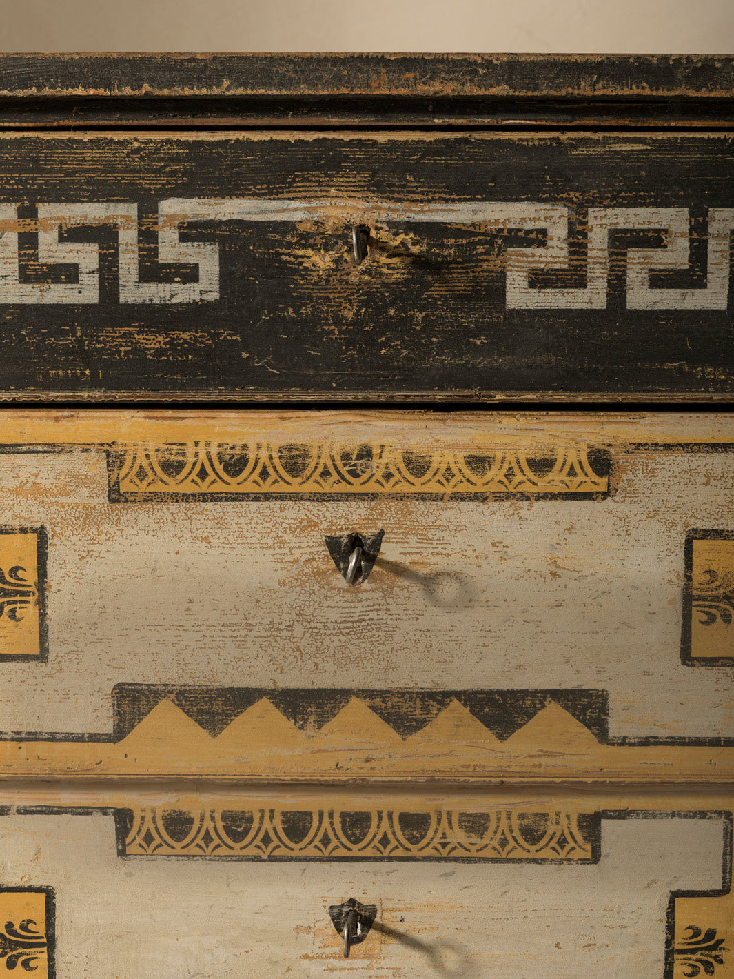 Yellow 19th century French dresser