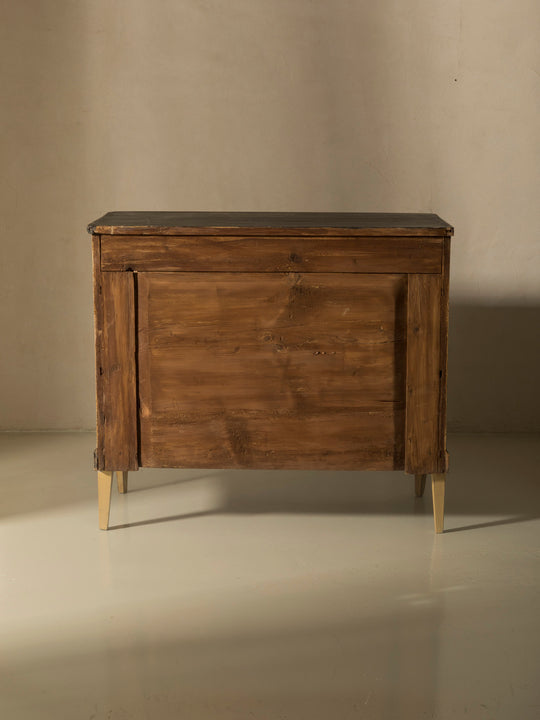 Commode jaune française du 19ème siècle