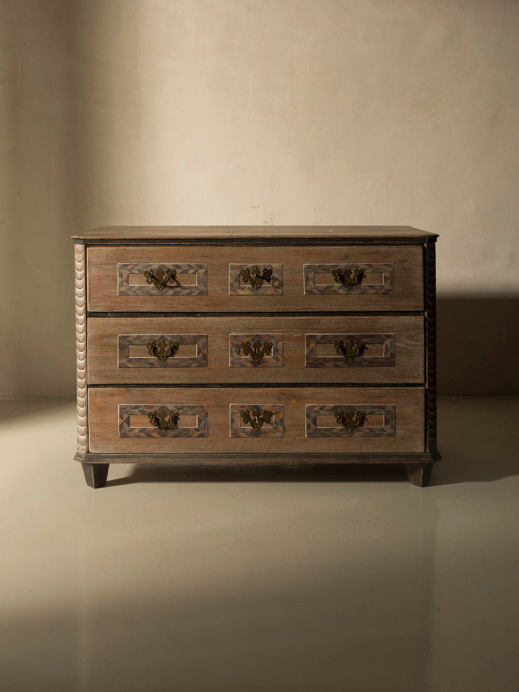 Biedermeir chest of drawers, 19th century
