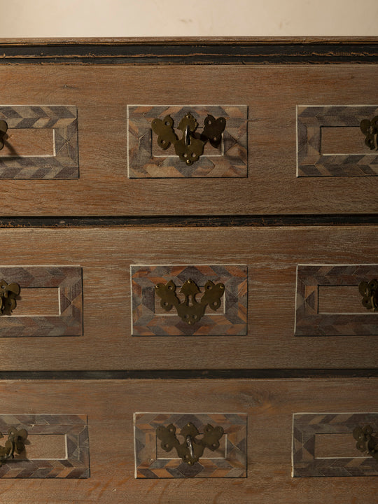 Biedermeir chest of drawers, 19th century