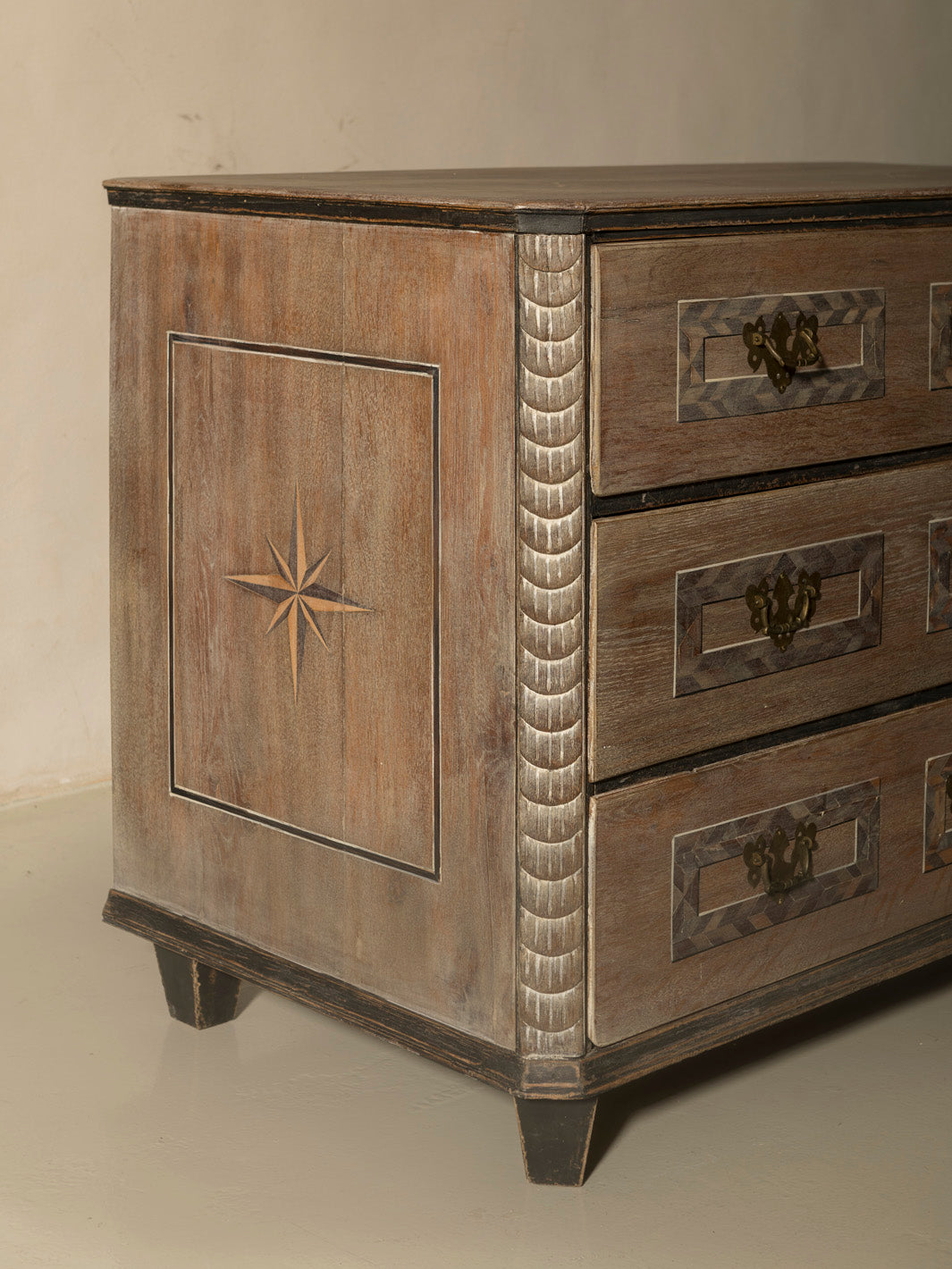 Biedermeir chest of drawers, 19th century