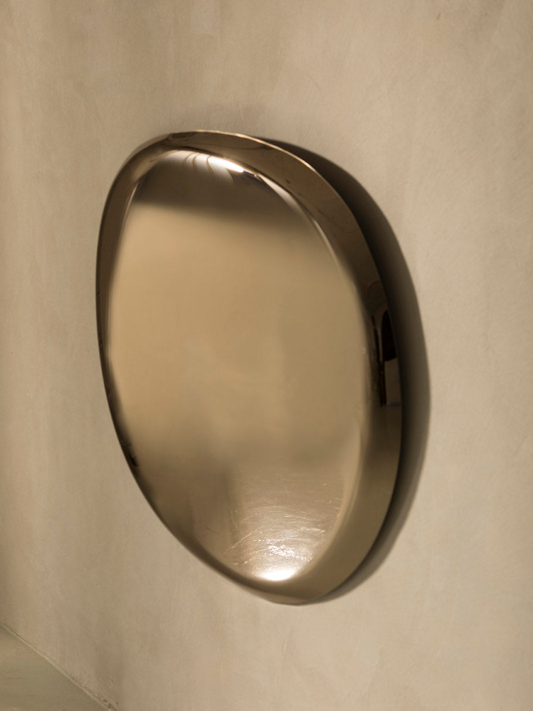 Espejo Mercurio Cóncavo Contemporáneo Italia 105x87cm