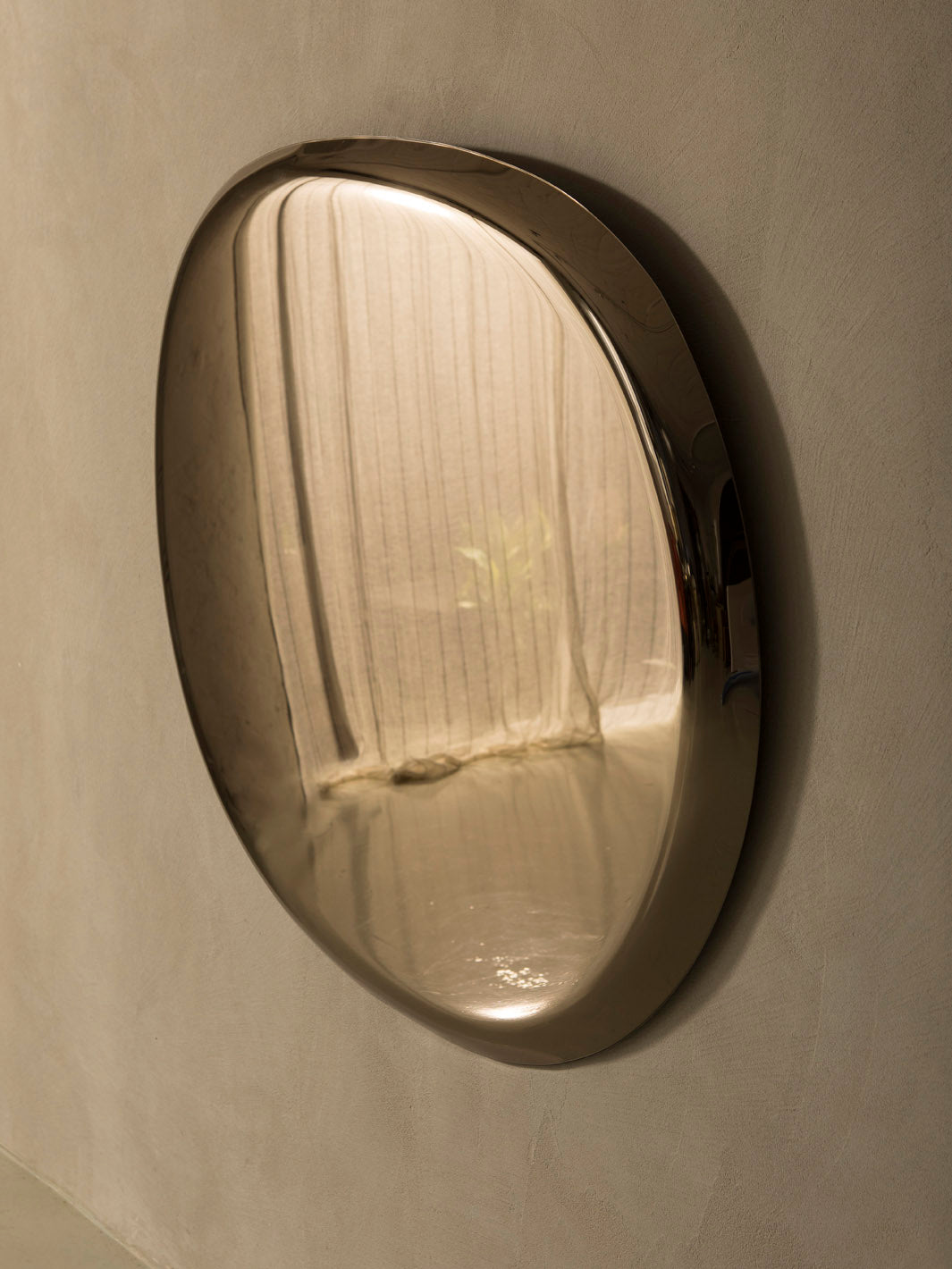 Espejo Mercurio Cóncavo Contemporáneo Italia 105x87cm