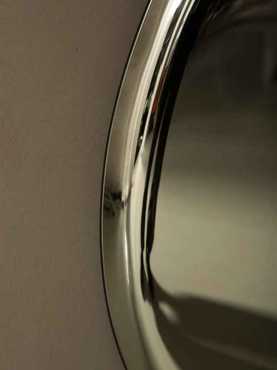 Contemporary Concave Mercury Mirror Italy Ø90