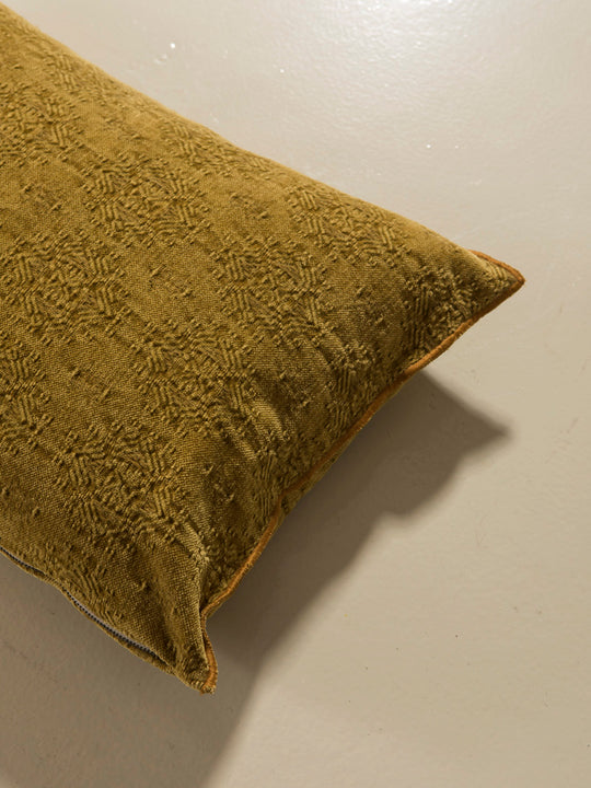 Kilim Cushion Ocher Maison de Vacances
