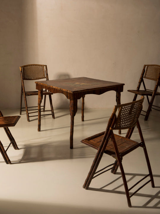 Game table and chairs Italy 1920s