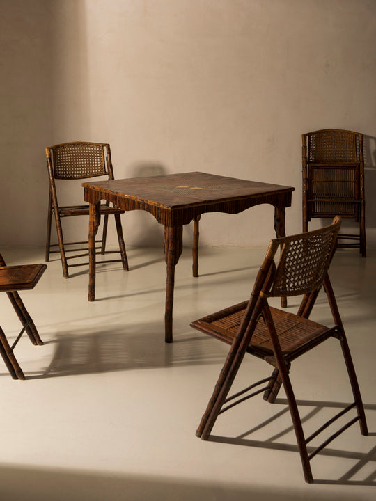 Game table and chairs Italy 1920s