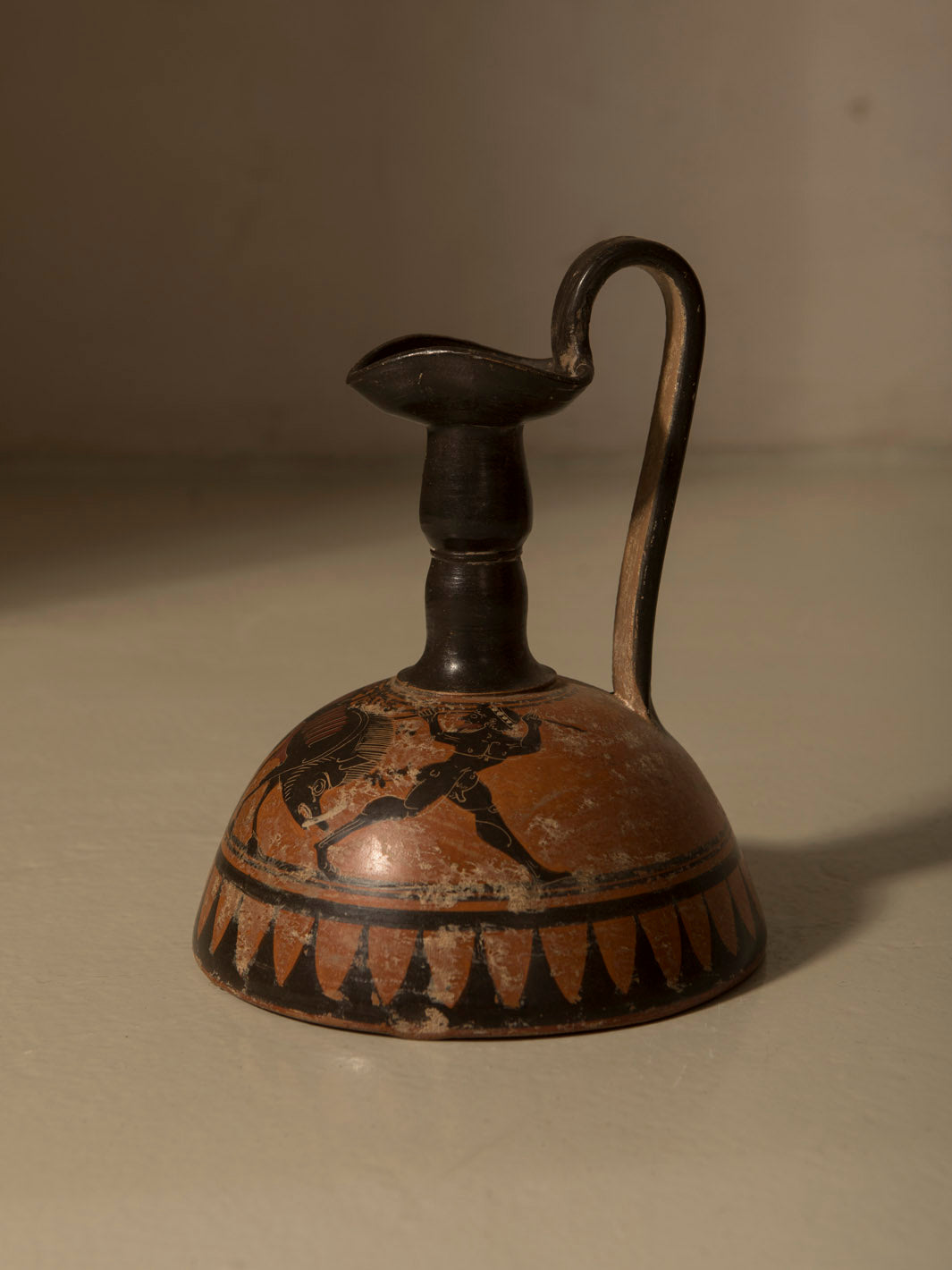 Pair of 19th-century Etruscan-inspired amphora pieces