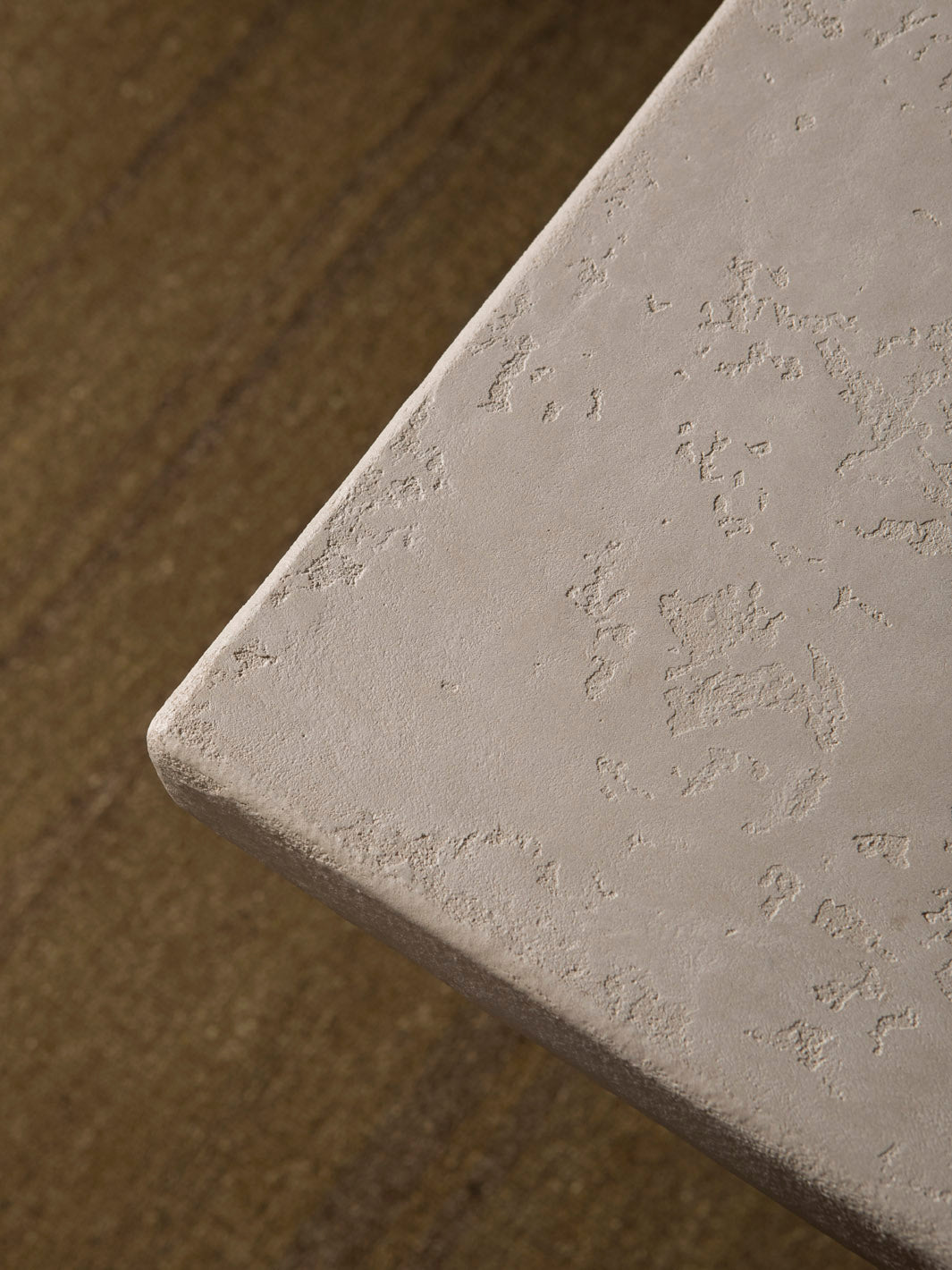Rope rectangular clay table