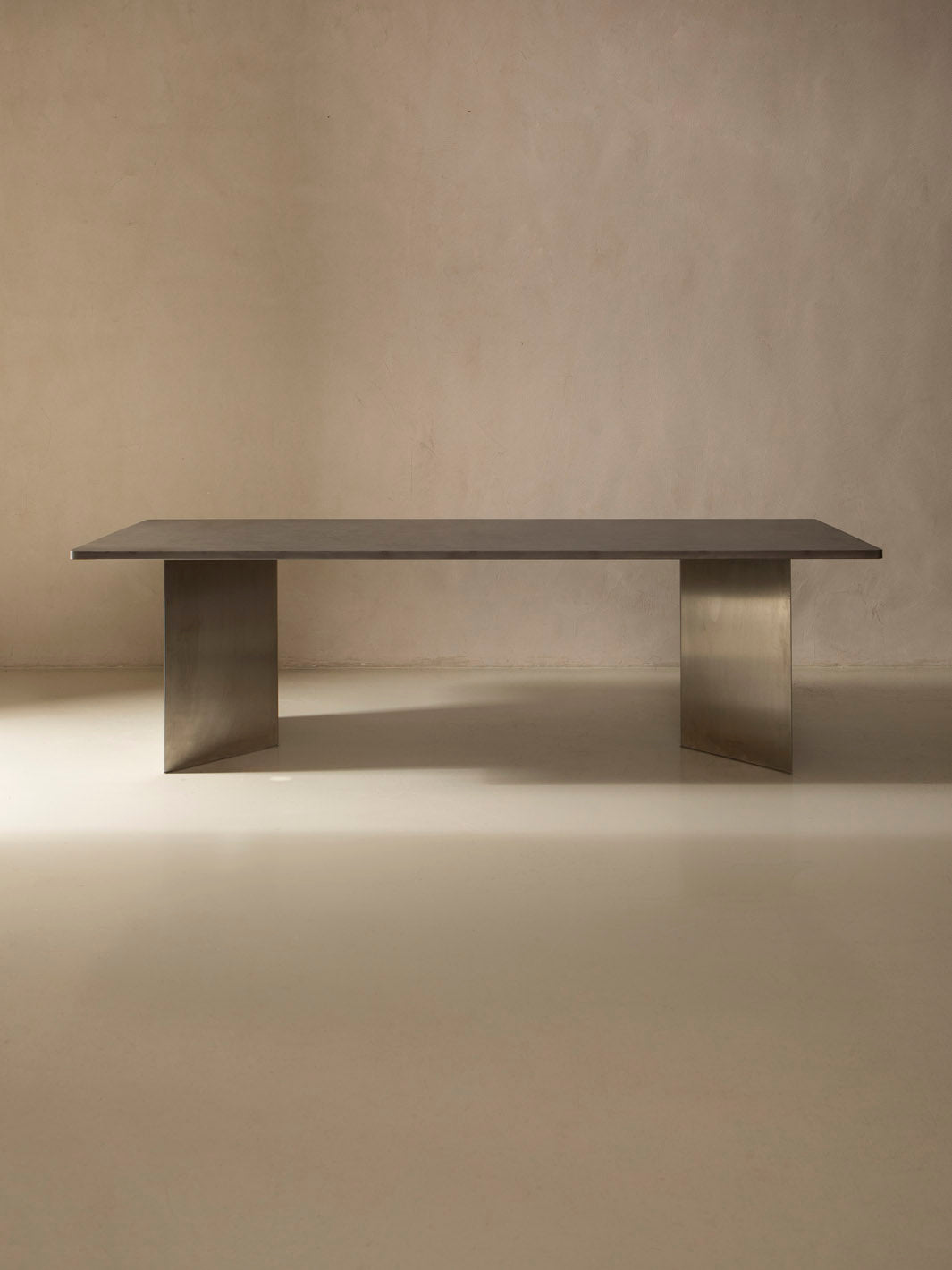 Chrome dining table