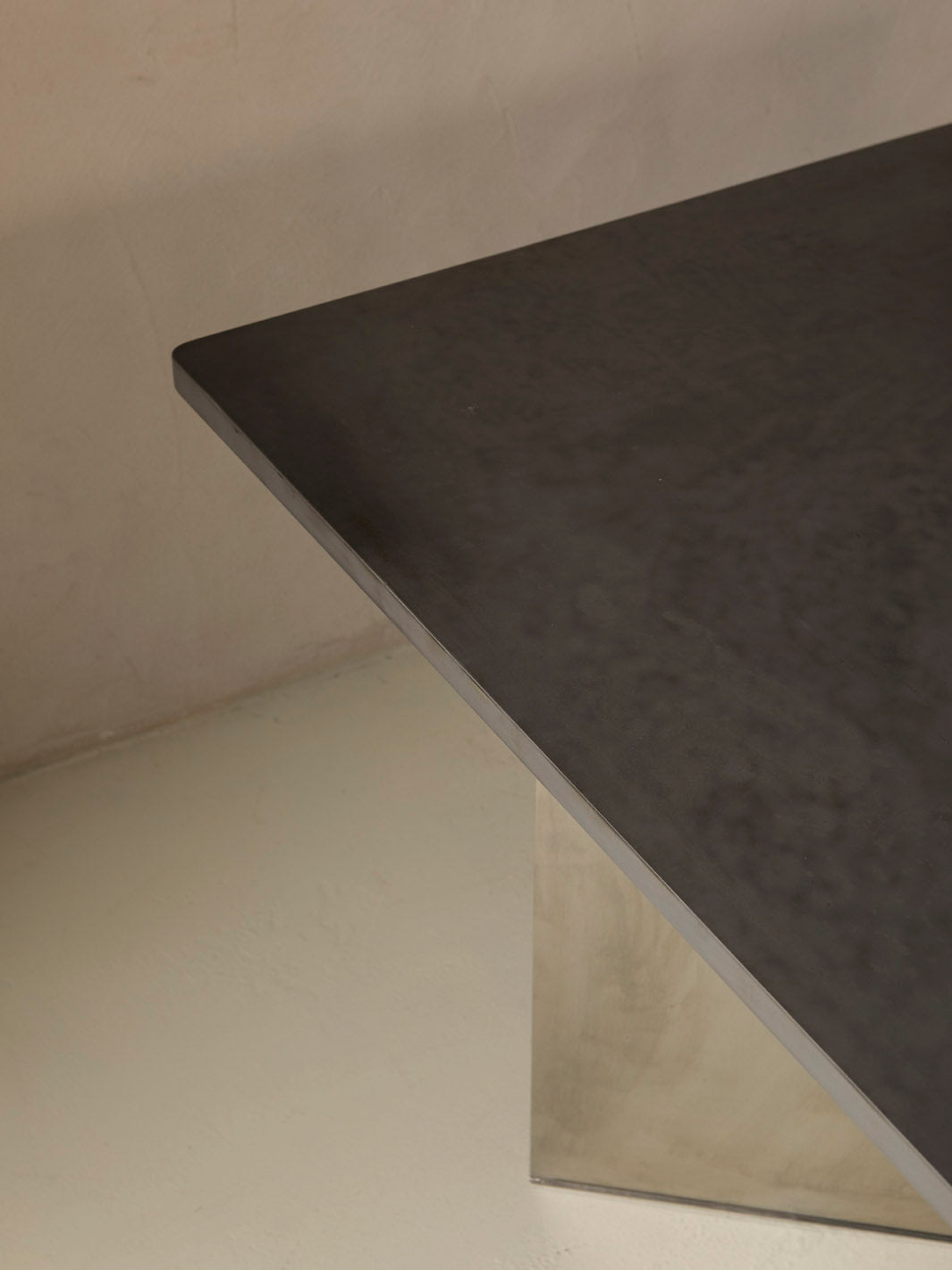 Chrome dining table