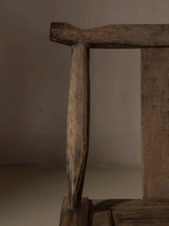 Children's chair made of elm and bamboo