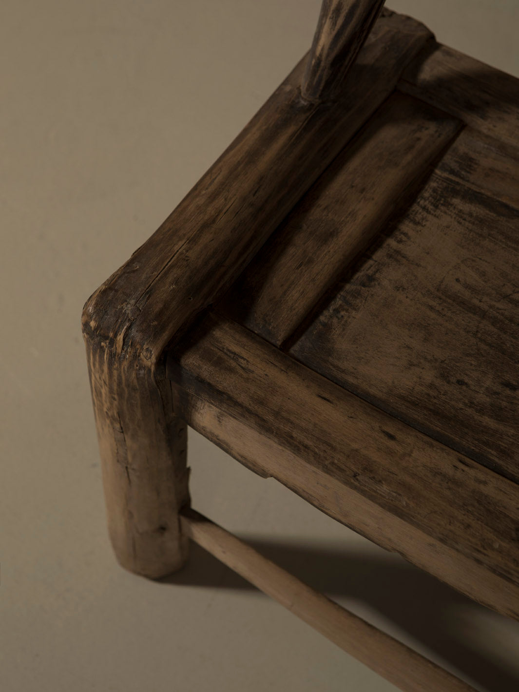 Children's chair made of elm and bamboo