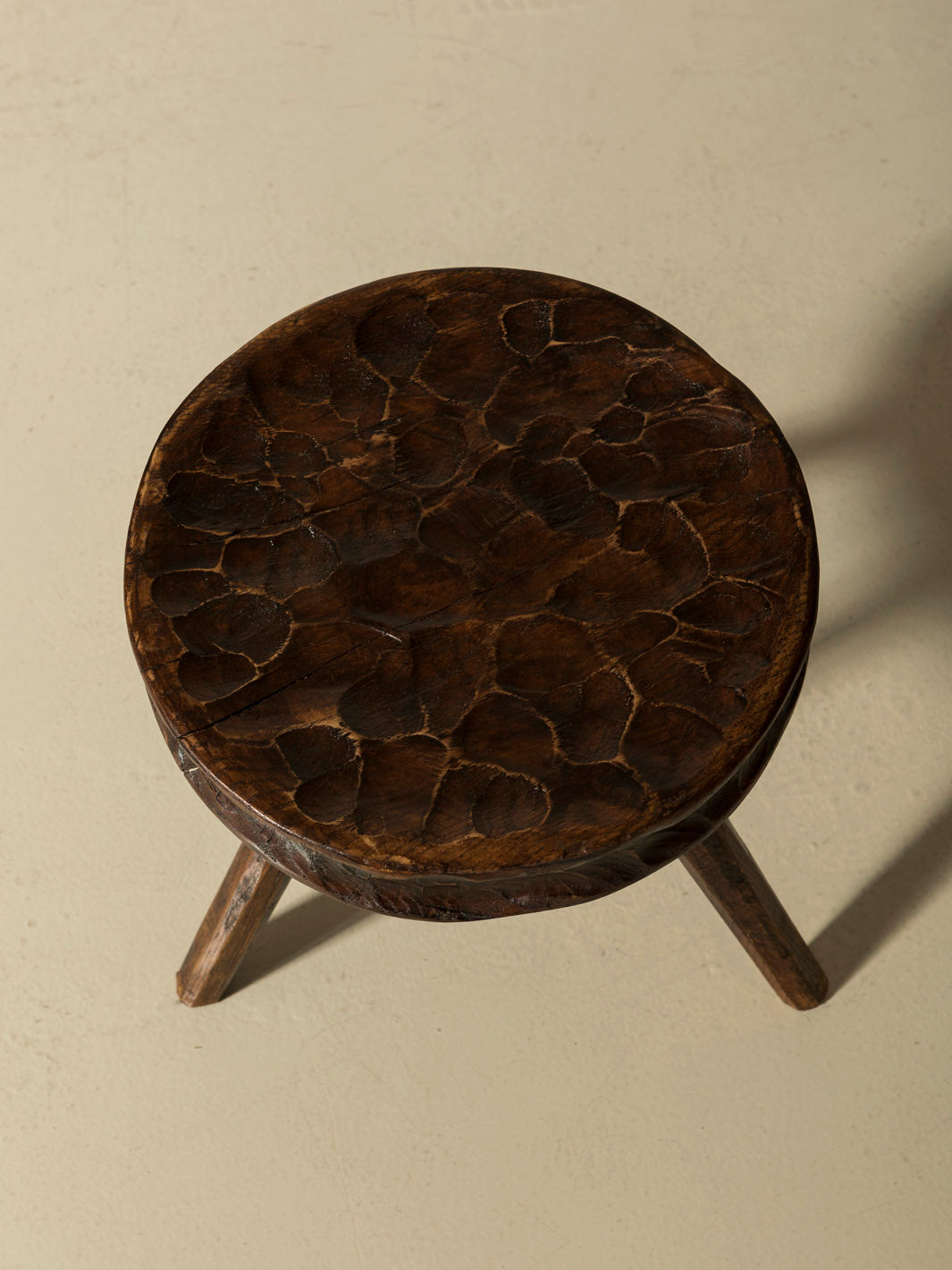 Chestnut stool M Christophe Daguet