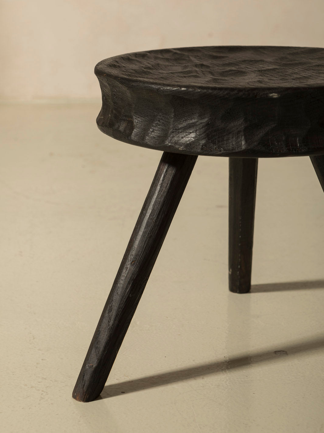 Christophe Daguet Black Chestnut Stool