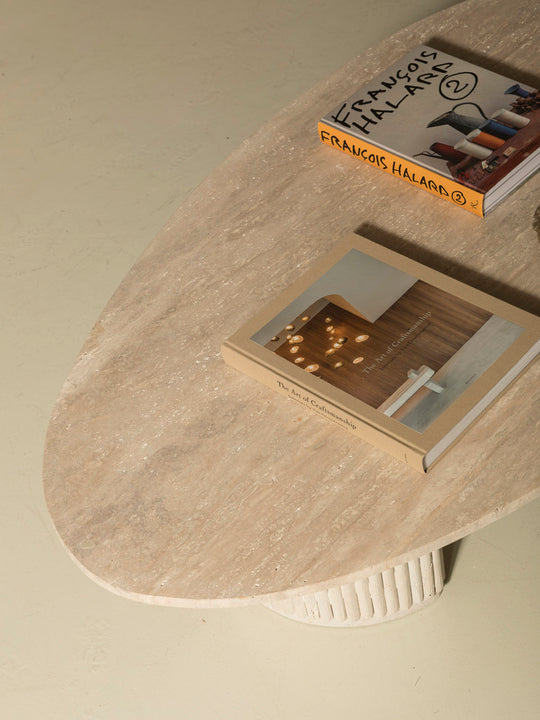 Mesa Amira travertino 150x90cm