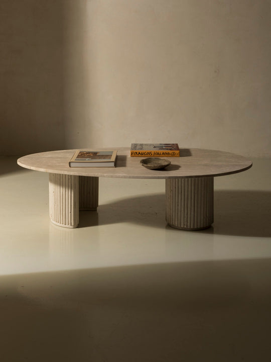 Mesa Amira travertino 150x90cm