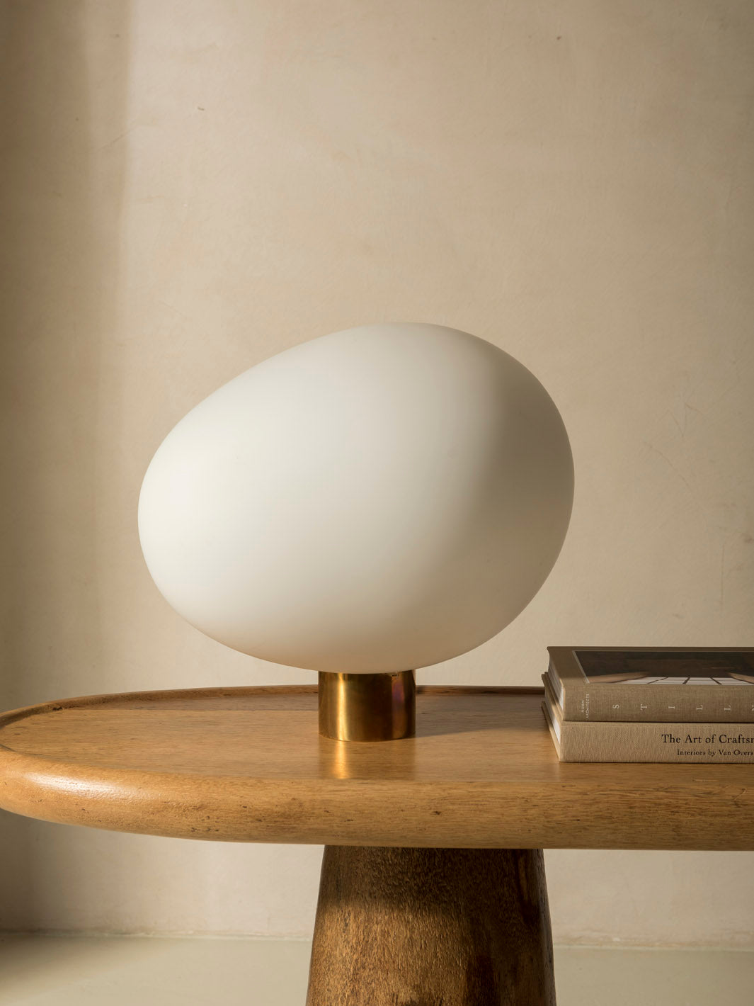 White Murano lamp