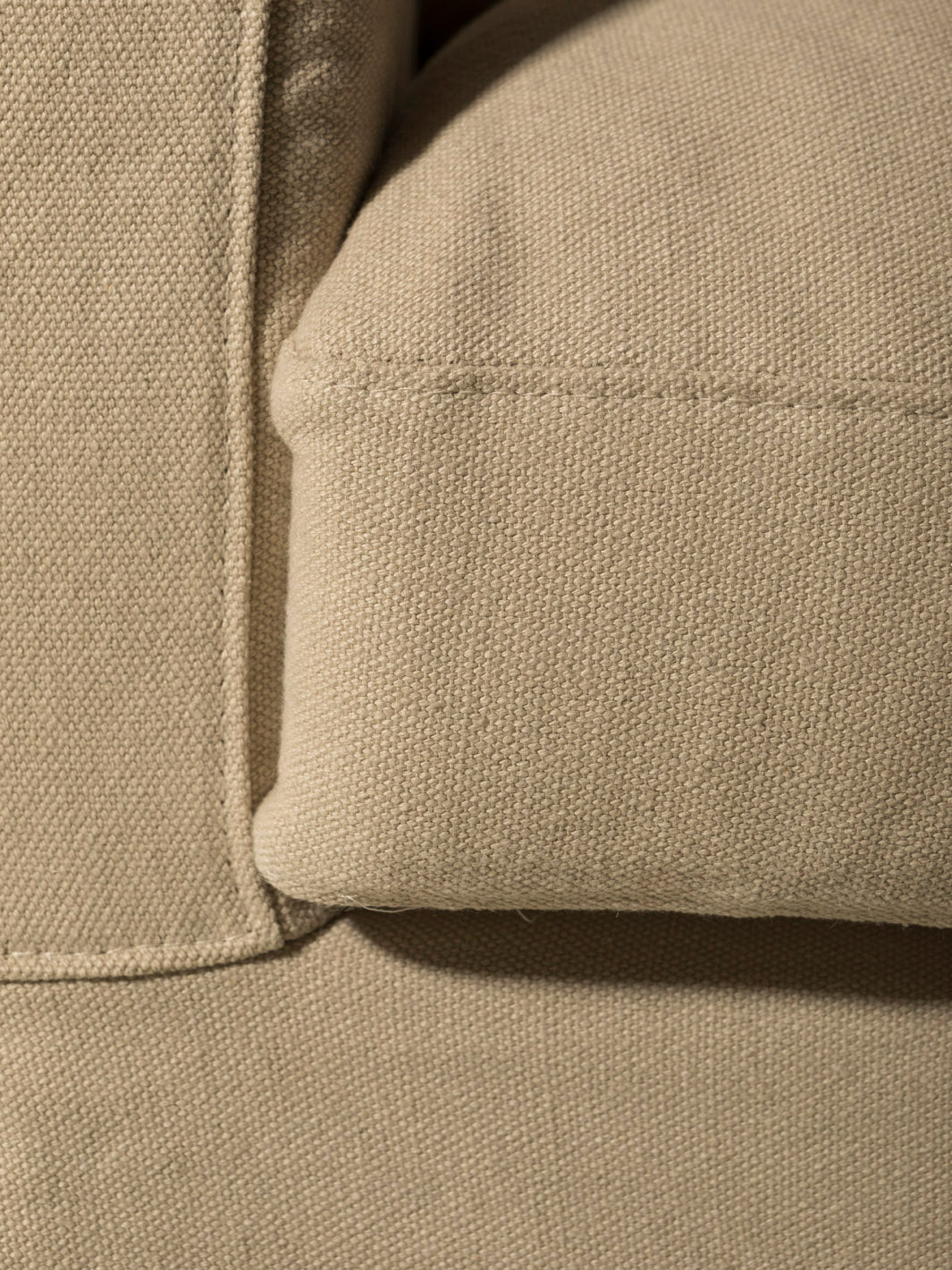 Sofá Amberes lino perla con chaise longue