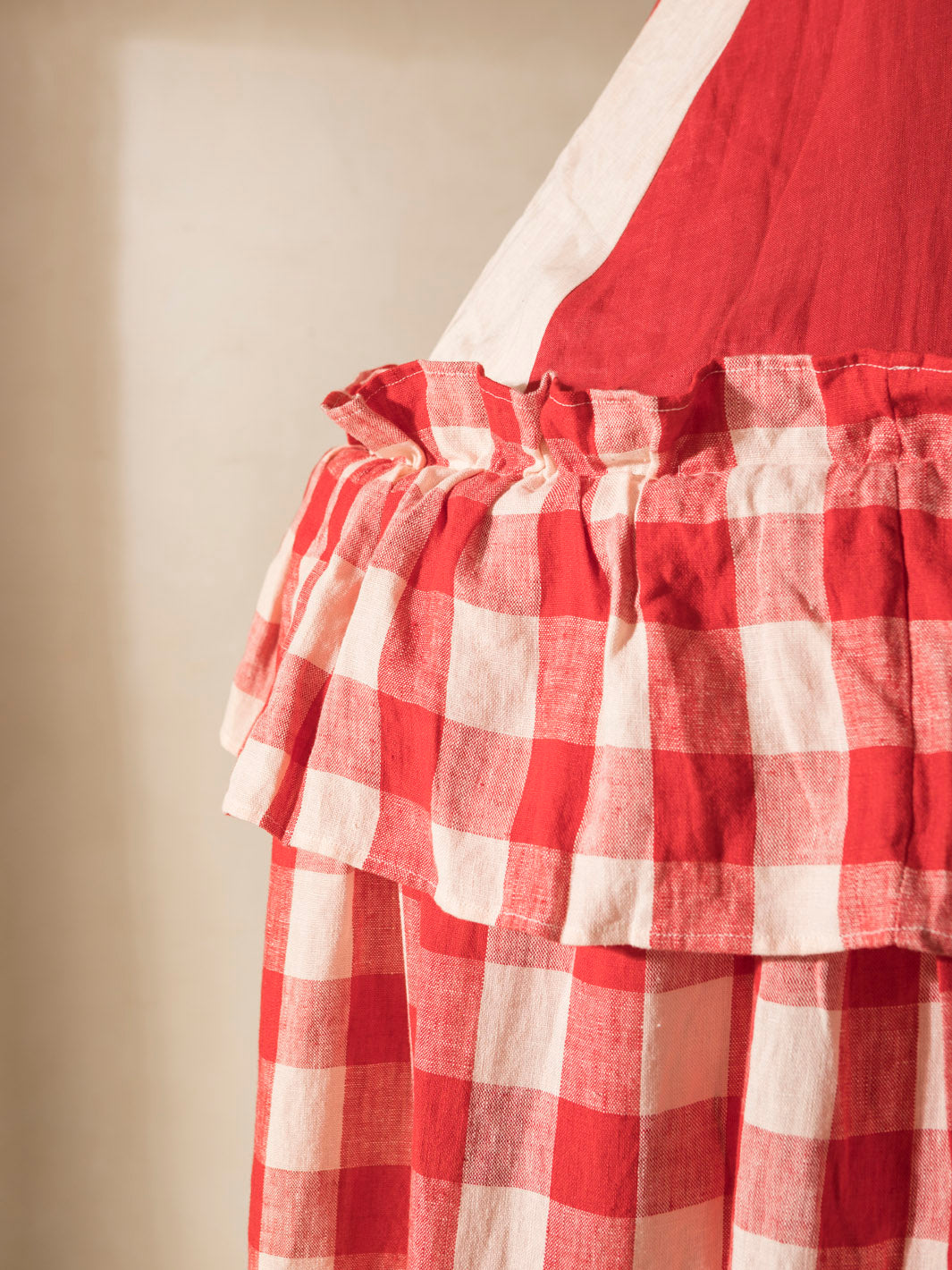 Canopy Gingham Raspberry