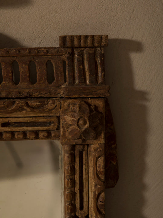 Bavarian mirror with a crest, 19th century