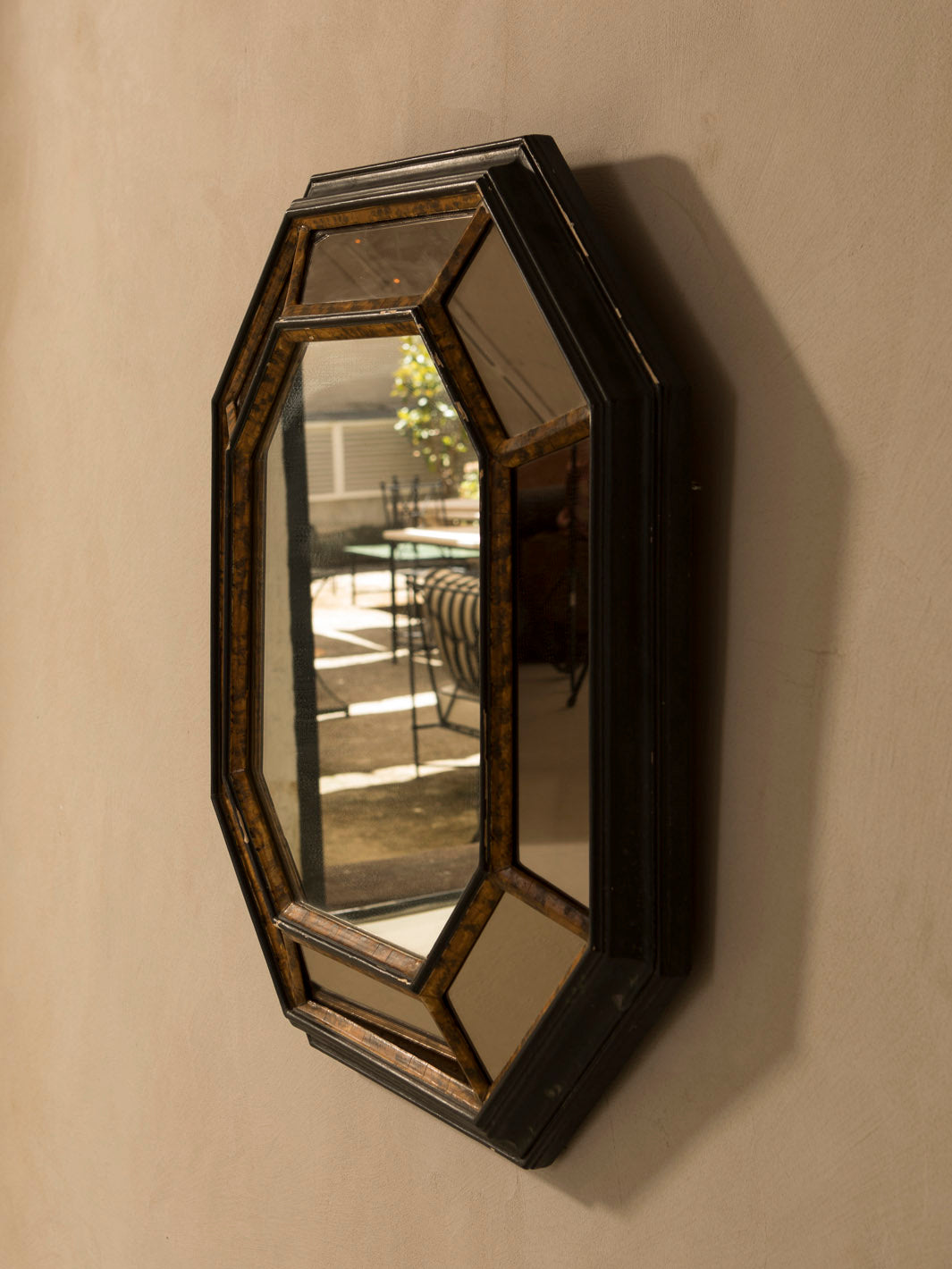French octagonal mirror, 1960s