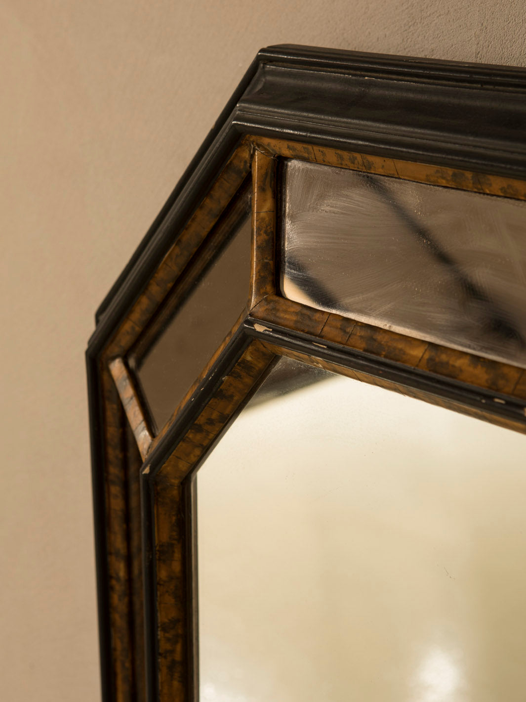 French octagonal mirror, 1960s