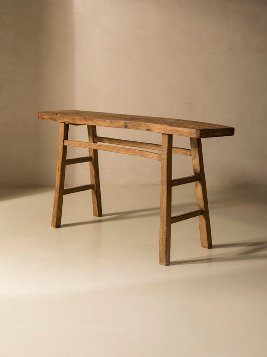 Consola de madera 166x37cm