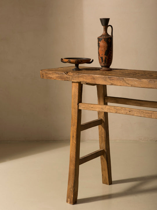 Consola de madera 166x37cm