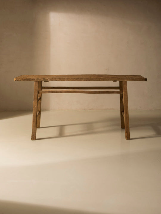 Wooden console table 184x47cm.