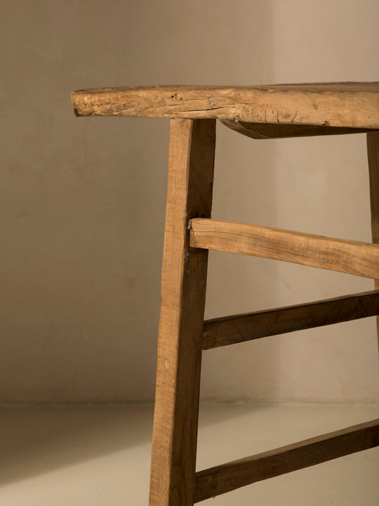 Wooden console table 184x47cm.