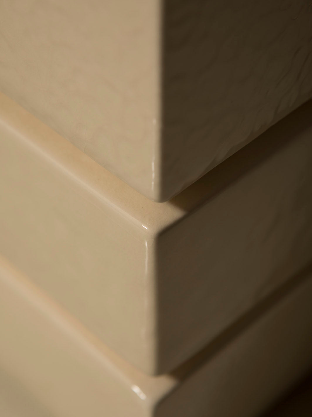 Lámpara de pie Tower color ecru reactif