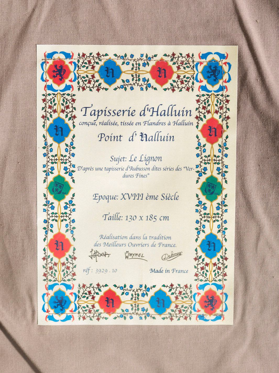 Tapiz Le Lignon Classique 130x185cm