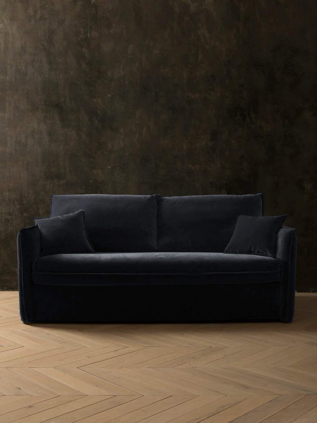 Sofá cama Urban Terciopelo Negro