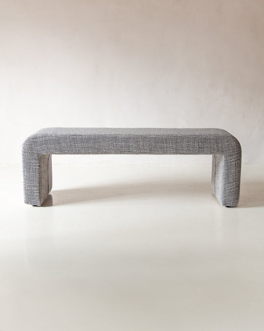 Black &amp; Ecru Curve Bench