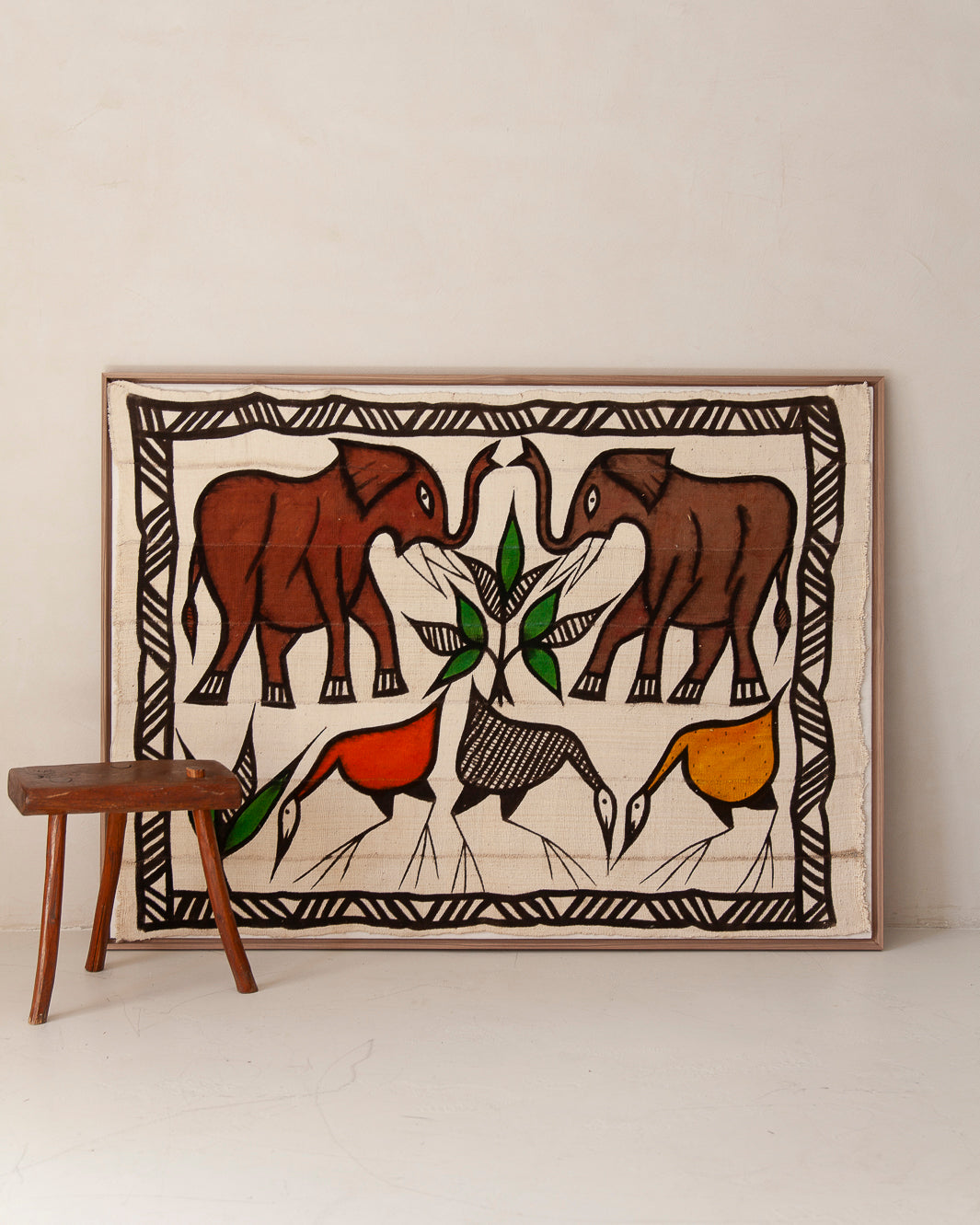 African Bogolan painting 159x116cm
