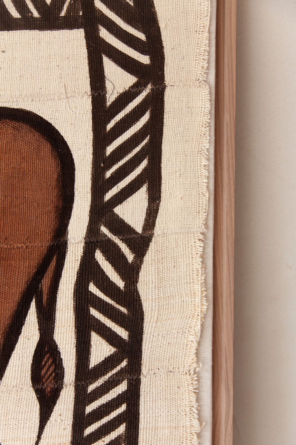 African Bogolan painting 159x116cm