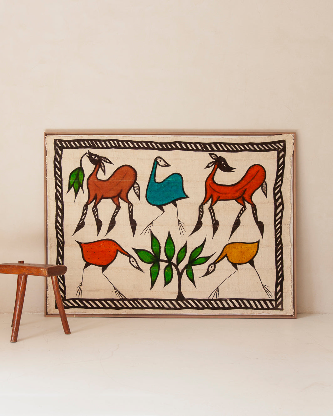 African Bogolan painting 167x123cm