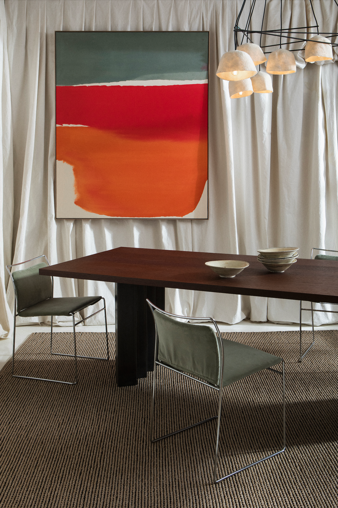 Repeto metal &amp; fraké table 100x76x240cm