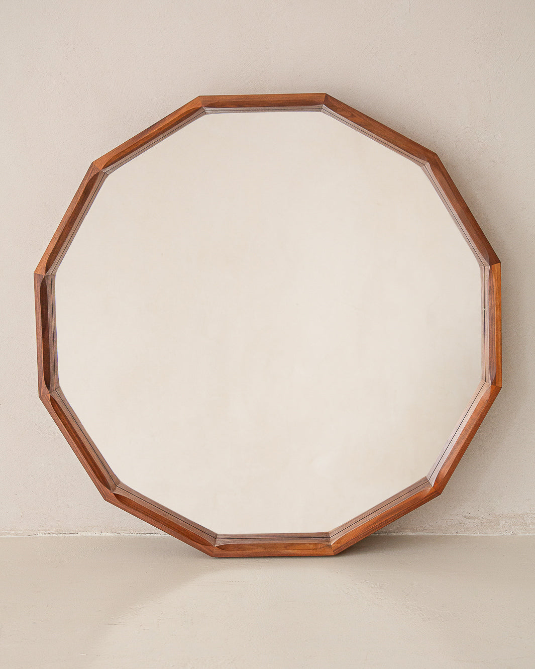 Rosewood Octagonal Mirror