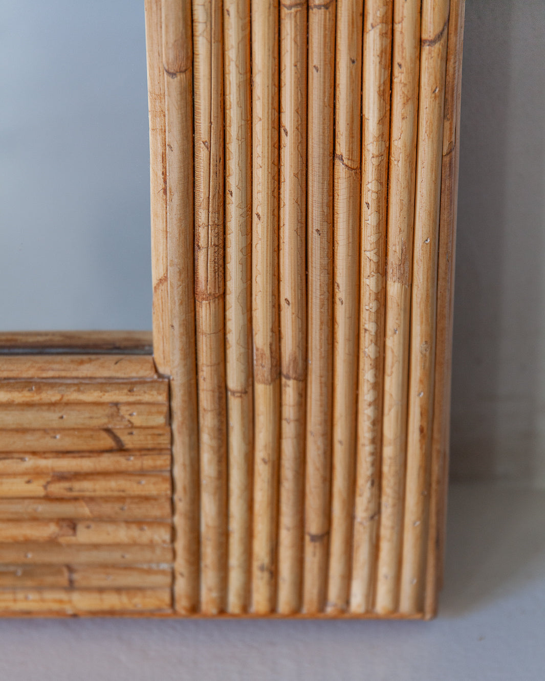 Espejo italiano bambú