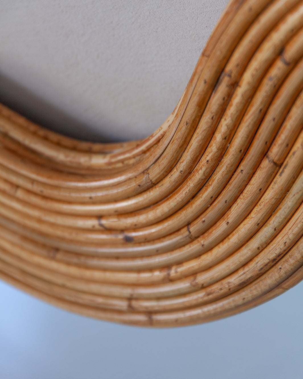 Italian bamboo mirror HB