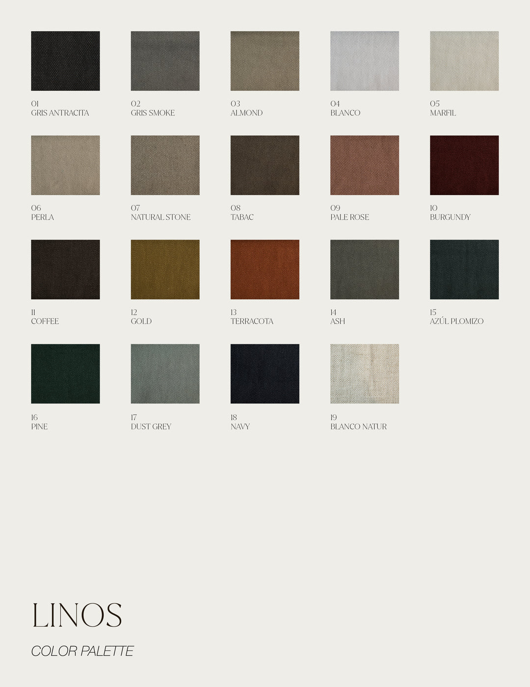 Antwerp sofa in anthracite grey linen