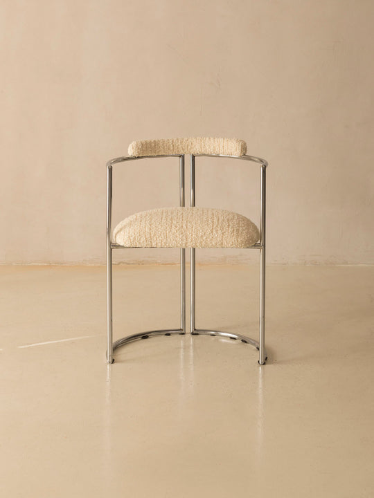 Silla Cromo Curva años 70