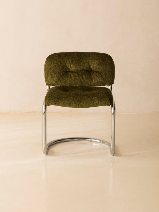 Suite de 6 chaises Cromo Italia des années 60