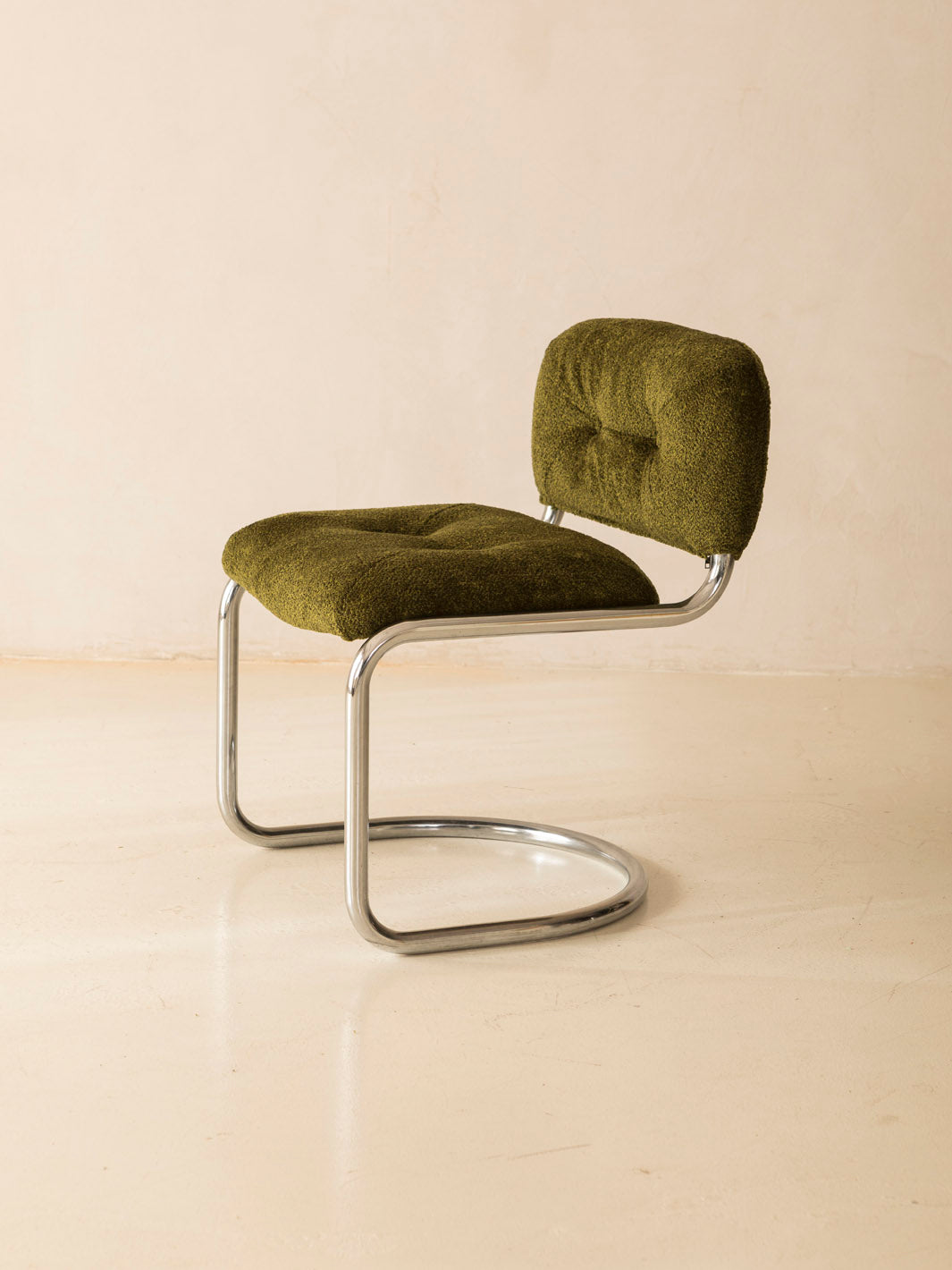 Set of 6 Cromo Italia chairs from the 60s