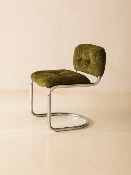 Suite de 6 chaises Cromo Italia des années 60