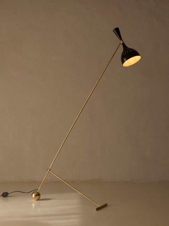 Libra Black Italy Floor Lamp